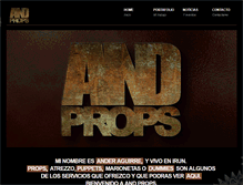 Tablet Screenshot of andprops.com